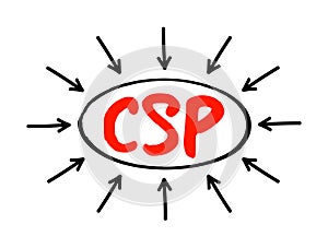 CSP Cloud Service Provider - third-party company offering a cloud-based platform, infrastructure, application and storage services