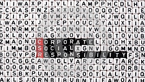 CSR Corporate Social Responsibility cubes