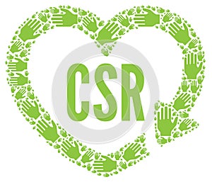 CSR corporate social responsibility sign