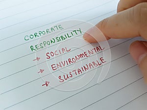 CSR corporate social responsiblity