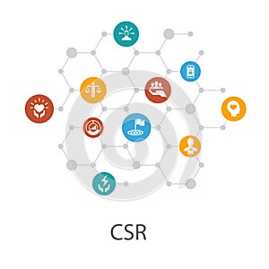 CSR presentation template, cover layout