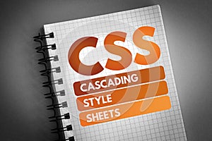 CSS - Cascading Style Sheets acronym