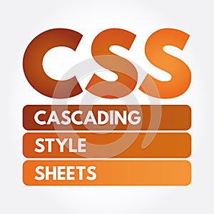 CSS - Cascading Style Sheets acronym