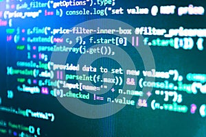 CSS, JavaScript and HTML usage.
