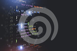 Css web coding background