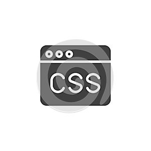 Css, Website development vector icon