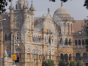 CST Railway Station in Mumbai, India