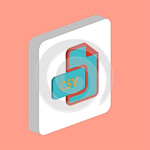 CSV computer symbol