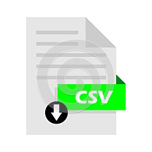 Csv file document download