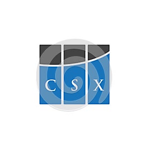 CSX letter logo design on BLACK background. CSX creative initials letter logo concept. CSX letter design