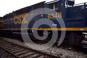 CSX train engine