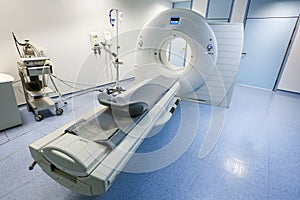 CT (Computed tomography) scanner in hospital