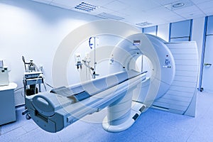 CT (Computed tomography) scanner in hospital