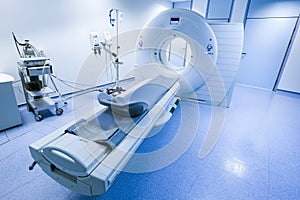 CT (Computed tomography) scanner in hospital photo