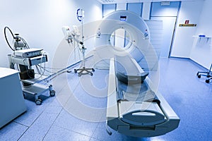 CT (Computed tomography) scanner in hospital