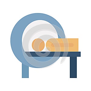 CT scan Color Vector icon which can easily modify or edit