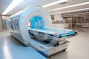 CT Scan Device in Hospital , Medical CT or MRI Medical Equipment and Health Care , Magnetic Resonance Imaging Machine.