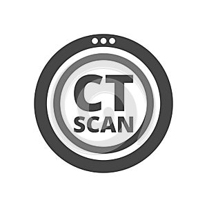 CT scan icon, CT scanner
