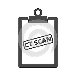 CT scan icon, CT scanner