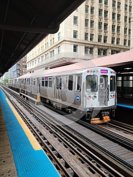 CTA L train 5015 on a Pink Line run to 54th Cermak