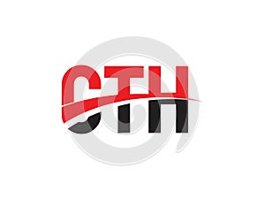 CTH Letter Initial Logo Design Vector Illustration