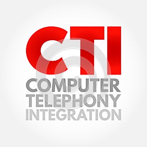 CTI - Computer Telephony Integration is a common name for any technology that allows interactions on a telephone and a computer to