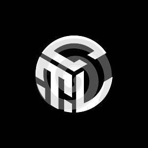 CTL letter logo design on black background. CTL creative initials letter logo concept. CTL letter design