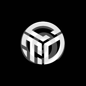 CTO letter logo design on black background. CTO creative initials letter logo concept. CTO letter design