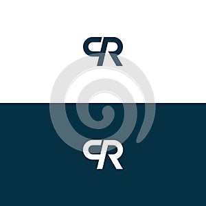 CTR creative initials letter logo concept. CTR letter design.