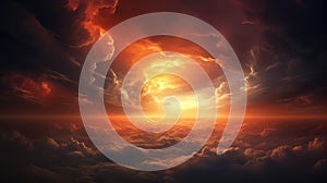 ctrast cloud on black