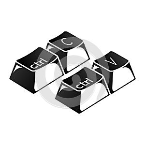 Ctrl C, Ctrl V keys on the keyboard, copy and paste the key combination. Insert a keyboard shortcut for Windows devices. Computer