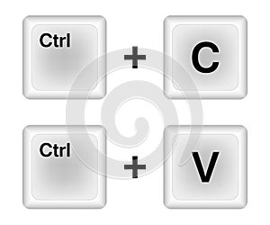 Ctrl C, Ctrl V keys on the keyboard, copy and paste the key combination. Insert a keyboard shortcut for Windows devices. Computer