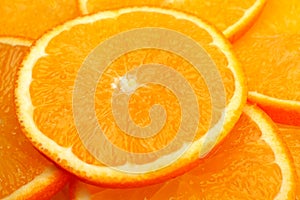 Ctrus fruit orange on white
