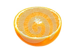 Ctrus fruit orange on white