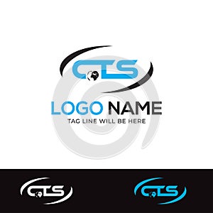 CTS Letter Logo Design Template