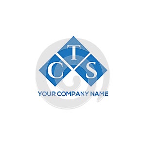 CTS letter logo design on white background. CTS creative initials letter logo concept. CTS letter design.CTS letter logo design on