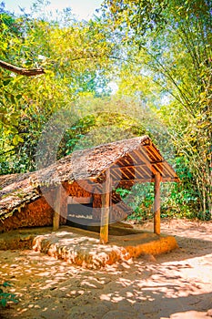 Cu Chi tunnel, historic famous place in Vietnam war