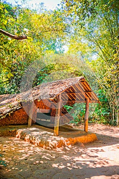 Cu Chi tunnel, historic famous place in Vietnam war