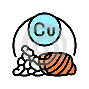 cu healthy vitamin color icon vector illustration