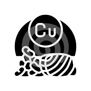 cu healthy vitamin glyph icon vector illustration