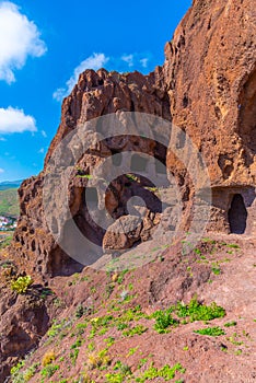 Cuatro puertas archealogical site at Gran Canaria, Canary islands, Spain