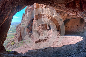 Cuatro puertas archealogical site at Gran Canaria, Canary islands, Spain photo