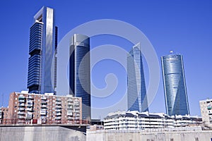 Cuatro Torres in Madrid photo