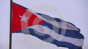CUBA Flag Waving - SUPER SLOW MOTION