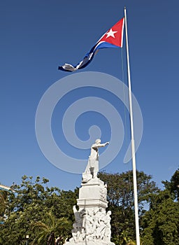 Cuba. Havana. Jose Marti monument in Central Park