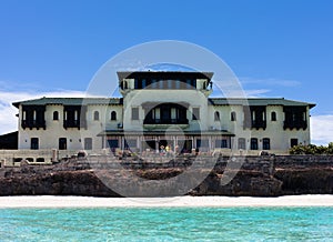 Cuba historic Building on the Ozean