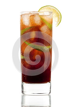 Cuba libre alcohol cocktail
