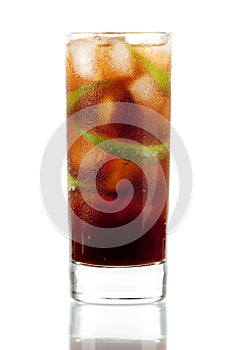 Cuba libre alcohol cocktail