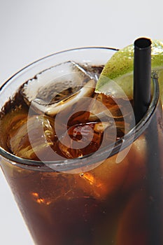 Cuba libre cocktail