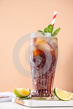 Cuba Libre or long island Cola and Lime Sour drink